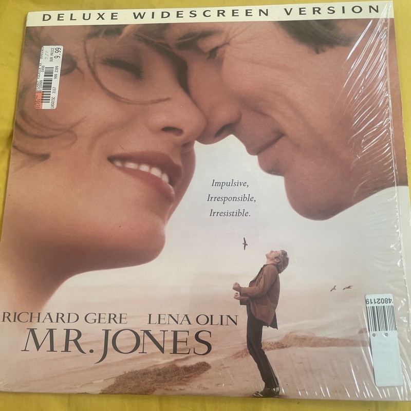 Mr. Jones (Laserdisc, 1994) Movie Not Dvd