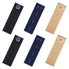 Elastic Waist Extenders for Pants, 8 PCS Band Adjustable Women and Men, Jeans...