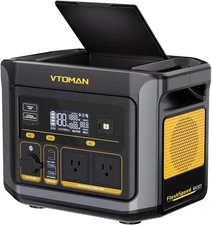 VTOMAN FlashSpeed 600 Portable Power Station 499Wh 70Min Fully Charged LiFePO4