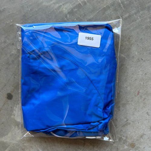 Vintage Nike Track Pants Mens M Royal Blue Nylon Joggers Subtle Embroidered 90s - Picture 11 of 11