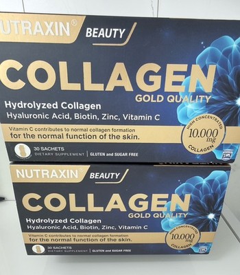 60 Tage Nutraxin - Gold Standard hydrolisierte Schönheit Kollagen Beutel Ananas