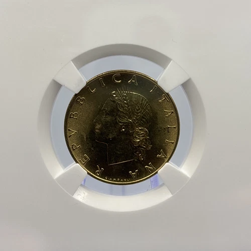 1992 R Italy 20L BRILLIANT UNCIRCULATED Coin NGC Graded Italian 20 Lire