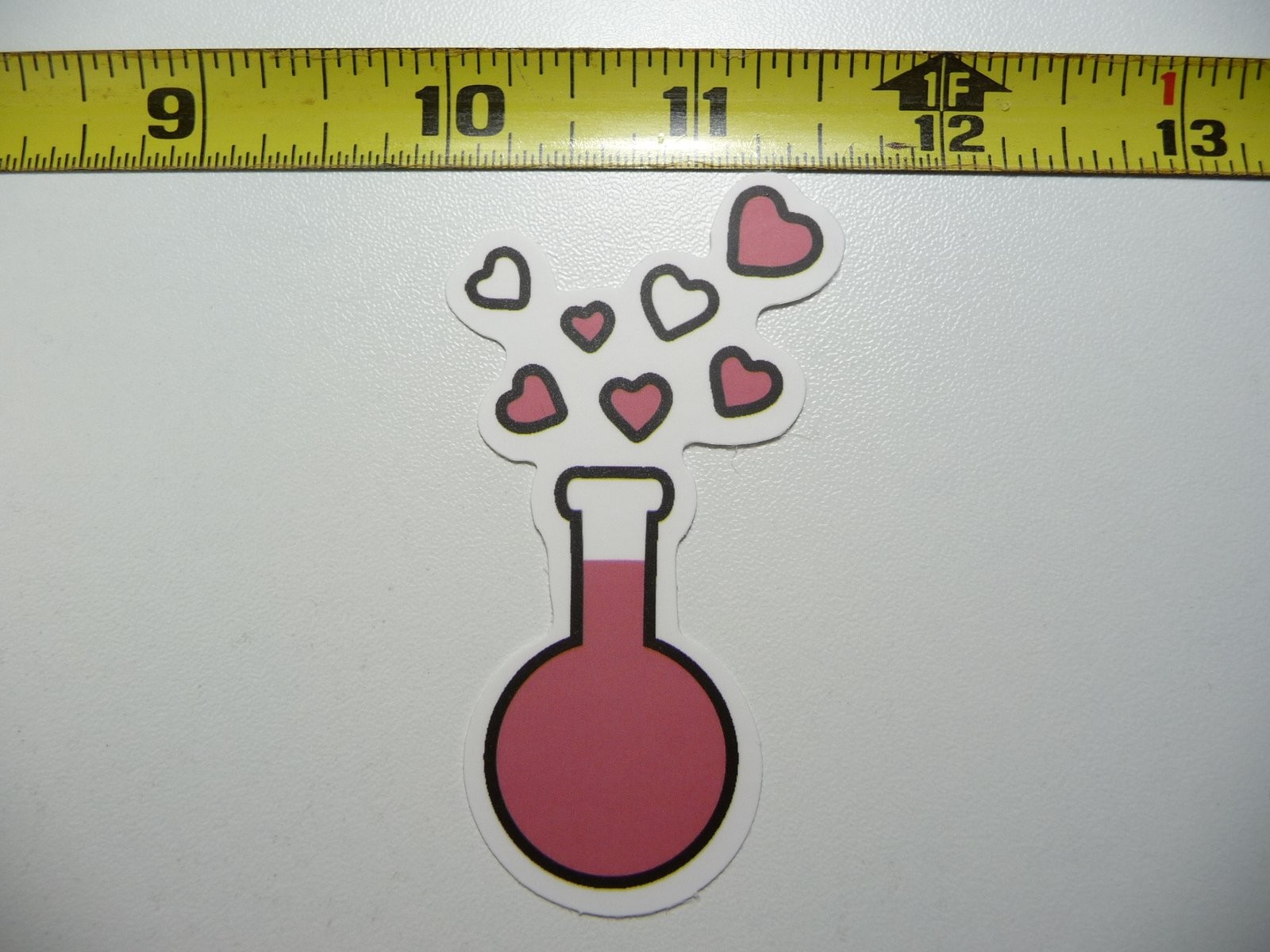 Beaker Love Potion Chemistry Decal Sticker for Science Teachers