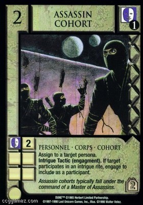 Dune CCG EYE OF THE STORM ASSASSIN COHORT M/GEM MINT Tip Top Shelf