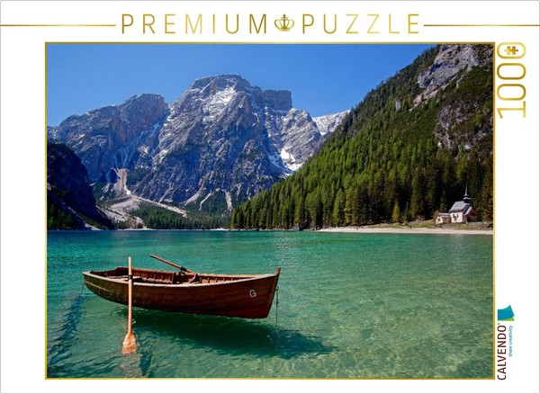 Calvendo Puzzle Lake Pragser Wildsee | 1000 Pieces, Finished Size 25.2 × 18.9 In-image