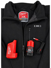 Milwaukee 204B-213X M12 Heated Toughshell Jacket Kit w/ Battery Charger NEW XL