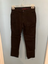 Boy  s French Toast Comfort Stretch Black Pants, Size 10