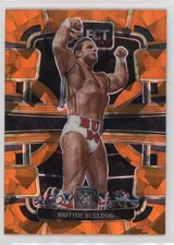 2024 Panini Select WWE Concourse Orange Ice Prizm The British Bulldog #69 0x7e