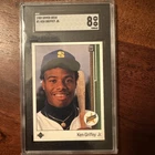 1989 Upper Deck - Ken Griffey Jr #1 (RC) - SGC 8