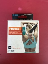 KT Tape Pro Ice Menthol Infused Kinesiology Tape 20 Count 10" Precut Strips