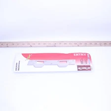 Prime-Line Separate Latch and Deadbolt Door Strike Steel Satin Nickel U10385