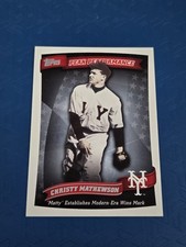 2010 Topps Peak Performance #PP-10 Christy Mathewson NY Giants BASEBALL Card 8H