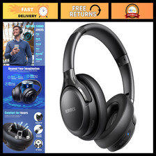 Wireless Bluetooth Headphones Over Ear, 65H Playtime, 6 EQ Modes, HiFi Stereo, F