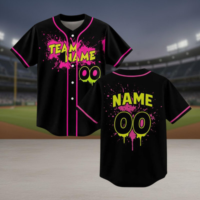 Party Animals Baseball Jersey Monkey Team Custom Name And Number Baseball Jersey
