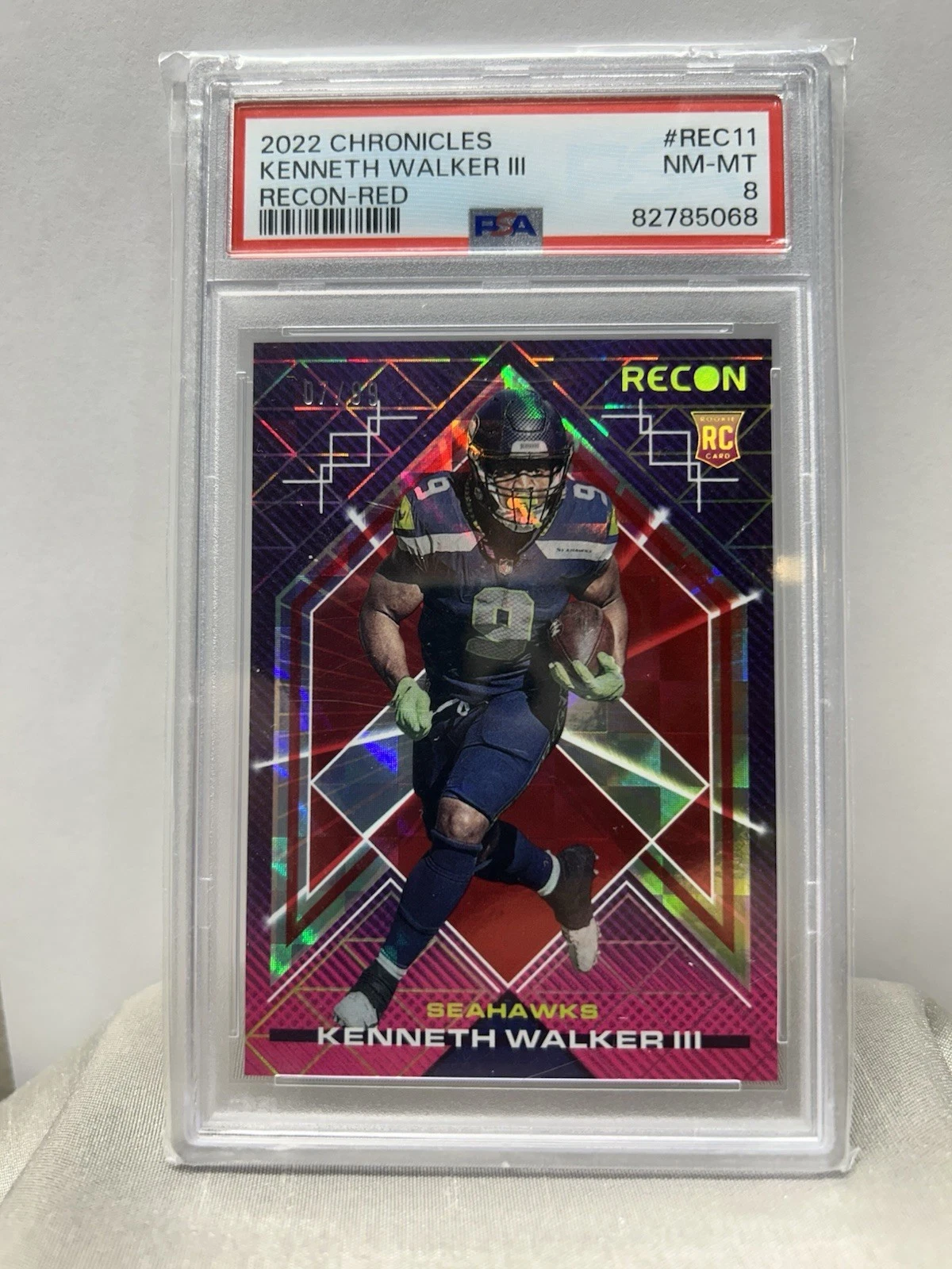Kenneth Walker III Panini Chronicles Recon #REC11 Red
