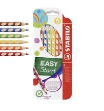 STABILO Bleistift EASYcolors Linksh&auml;nder / 6er Pack