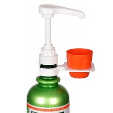  Upgraded Mouthwash Dispenser Pump with 5.33 Fl Oz Pack of 3 , 3 Pack White