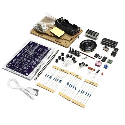 FM Radio Electronic DIY Kit Parts TDA2822 Power Amplifier 87-108MHz With Shell