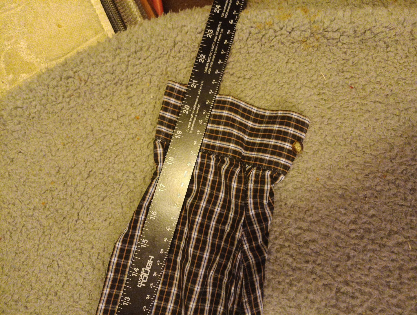 Valentino Rudy Italy Men L Long-sleeved Button Down Shirt Black Brown Striped  thumbnail 10