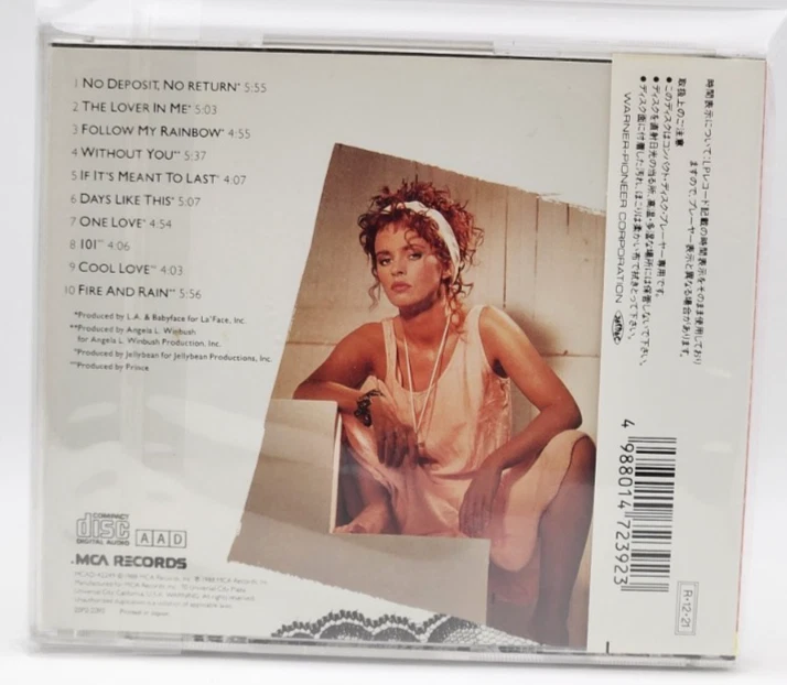 SHEENA EASTON The Lover In Me Japan 1st Edition Vintage CD 25P2 2392 w/OBI 1988 - Image 4 of 4