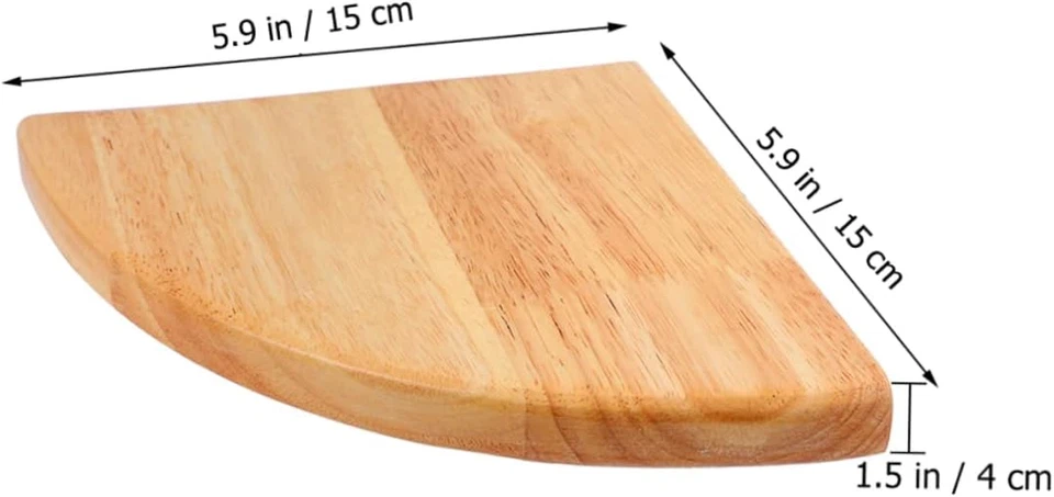 1 Set Mensola Angolare Mensola in Vetro Staffa a Parete Mensola Angolare Mensole - Immagine 3 di 4