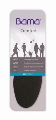 Erwachsene 'Bama' Soft Step Komfort Latex Gepolsterte Einlegesohlen