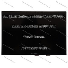 14.0" For ASUS Zenbook 14 Flip OLED UP3404VA 2.8K LCD Assembly Touch Screen 90Hz