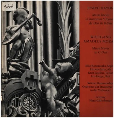 Haydn / Mozart Missa Brevis NEAR MINT fono-ring Vinyl LP