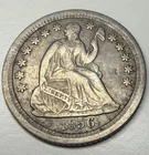 1856 O Seated Liberty Dime R6