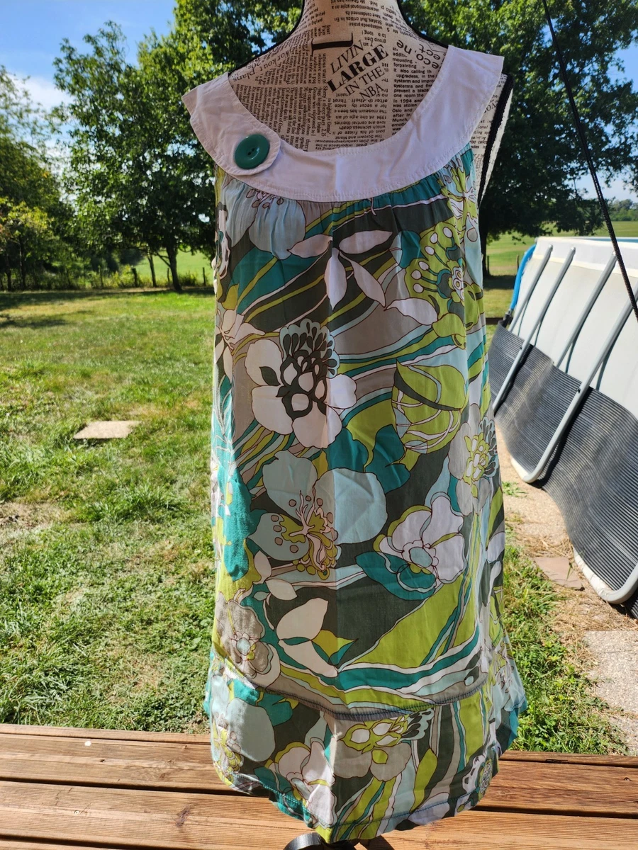 Robe D'été Légère Promod - Motif Blanc, Rouge, Bleu - Taille 38 - NEUVE Avec étiquettes