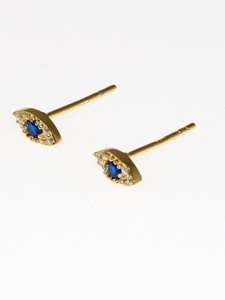 Authentic Evil Eye Earrings- 14KT Gold Plated -