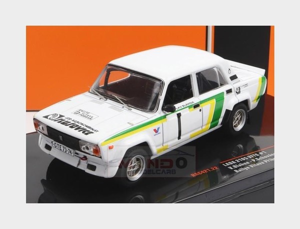 1:43 Ixo Lada Fiat 2105 Vfts #1 Rally Vltava Pribram 1988 Blahna RAC421.22 Model-image