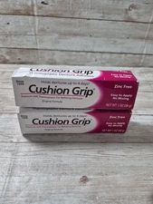 Cushion Grip Thermoplastic Denture Adhesive, 1 oz Refit and Tightens - Pack of 2