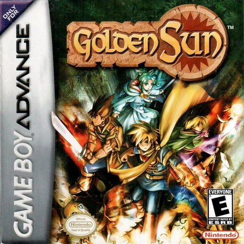 Golden Sun GBA Video Game Gameboy Advance 2002