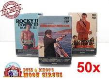 50x VHS DRAWER BOX SIZE I - CLEAR PLASTIC PROTECTIVE BOX PROTECTORS SLEEVE