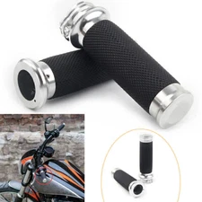1" Handle Bar Hand Grips For Harley Touring Electra Glide Ultra Classic FLHTCU