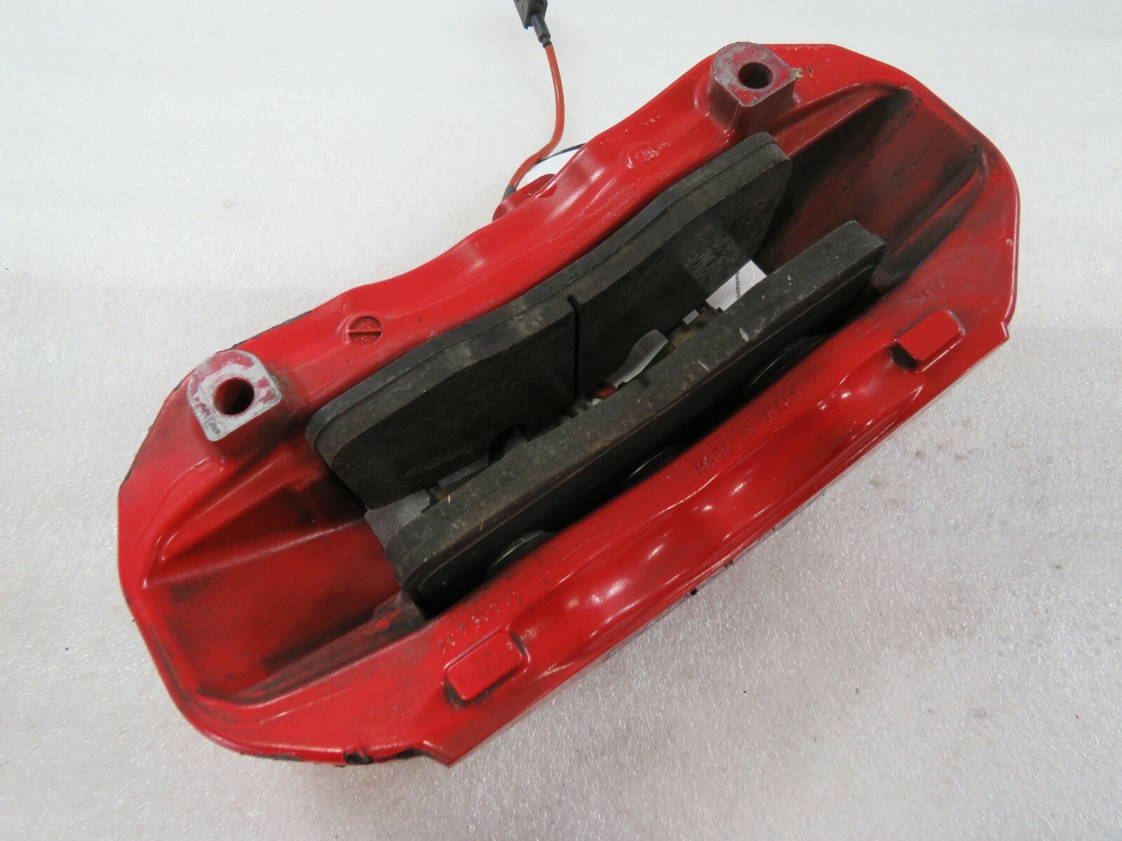 Ferrari California, LH, Left Front CCM Brake Caliper, Red, Used, P/N 251510
