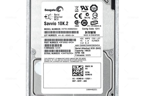 CM318 DELL HDD 146GB 10K SAS 3G 2.5" SFF HOT-SWAP - Afbeelding 4 van 8