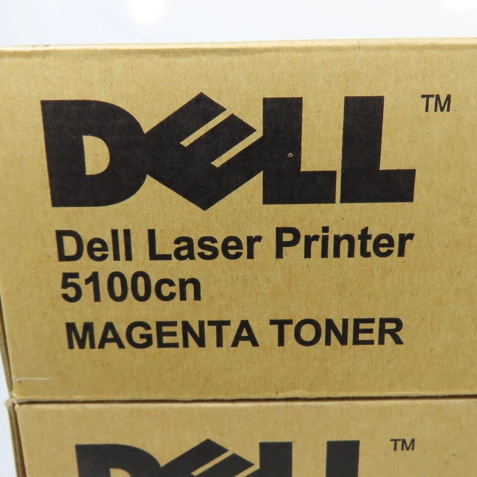Dell 5100cn Laser Printer Toner Cartridges Cyan / Magenta / Yellow Lot Of 3 - Image 2 of 4