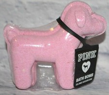 VICTORIA'S SECRET PINK DOG PUPPY PINK BATH BOMB FIZZY ISLAND SUGARCANE NEW PUP