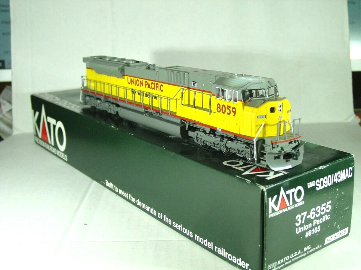 KATO HO SCALE EMD SD90/43MAC LOCOMOTIVE UNION PACIFIC 37-6355