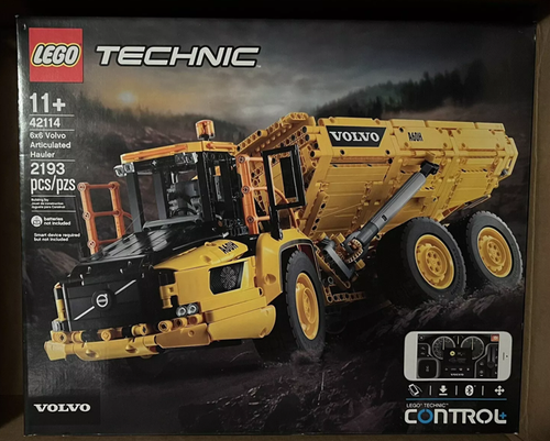 LEGO TECHNIC 6x6 Volvo Articulated Hauler 42114 New Sealed Box Retired Set NISB