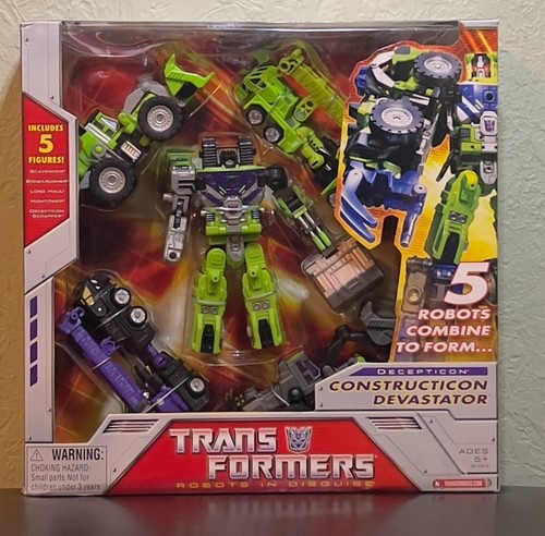 TRANSFORMERS R.I.D. CONSTRUCTICON DEVASTATOR 5-Pack Action Figure NEW IN BOX