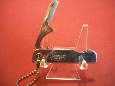 Schmidts Beer Collectable Can & Bottle Opener Key Chain Knife
