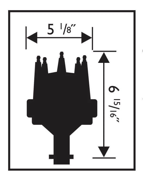 Distribuidor de rendimiento MSD 85551 Pro-Billet para motores Chevy/GMC V8 1975-1986 Foto 2 de 4