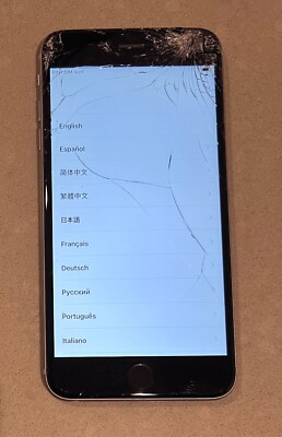 Damaged As-is Apple iPhone 6+ A1522 16GB - Space Grey A3