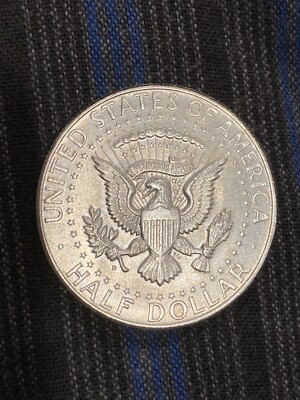 1964 D Kennedy Silver Half Dollar GEM BU Uncirculated RAINBOW