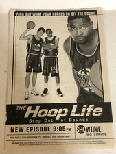 Hoop Life Tv Guide Vintage Print Ad Mykelti Williamson Tpa14