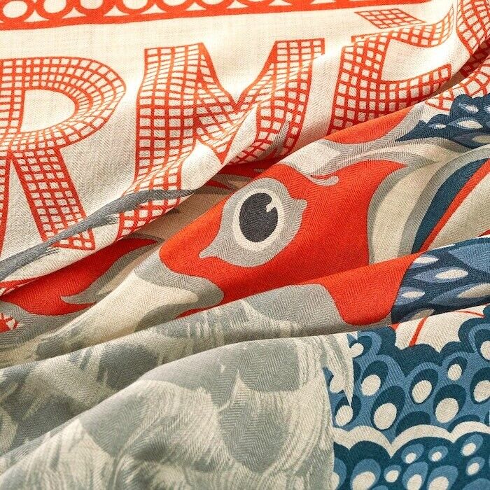 エルメス　カシミヤシルク100　ココリコー！ カレH 100 《ココリコー！》 | Hermès - エルメス-公式サイト
