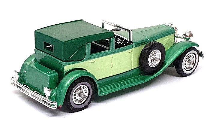 Matchbox Appx 10cm Long Diecast Y-4 - 1930 Duesenberg Model J - 2-Tone Green - Image 2 of 4